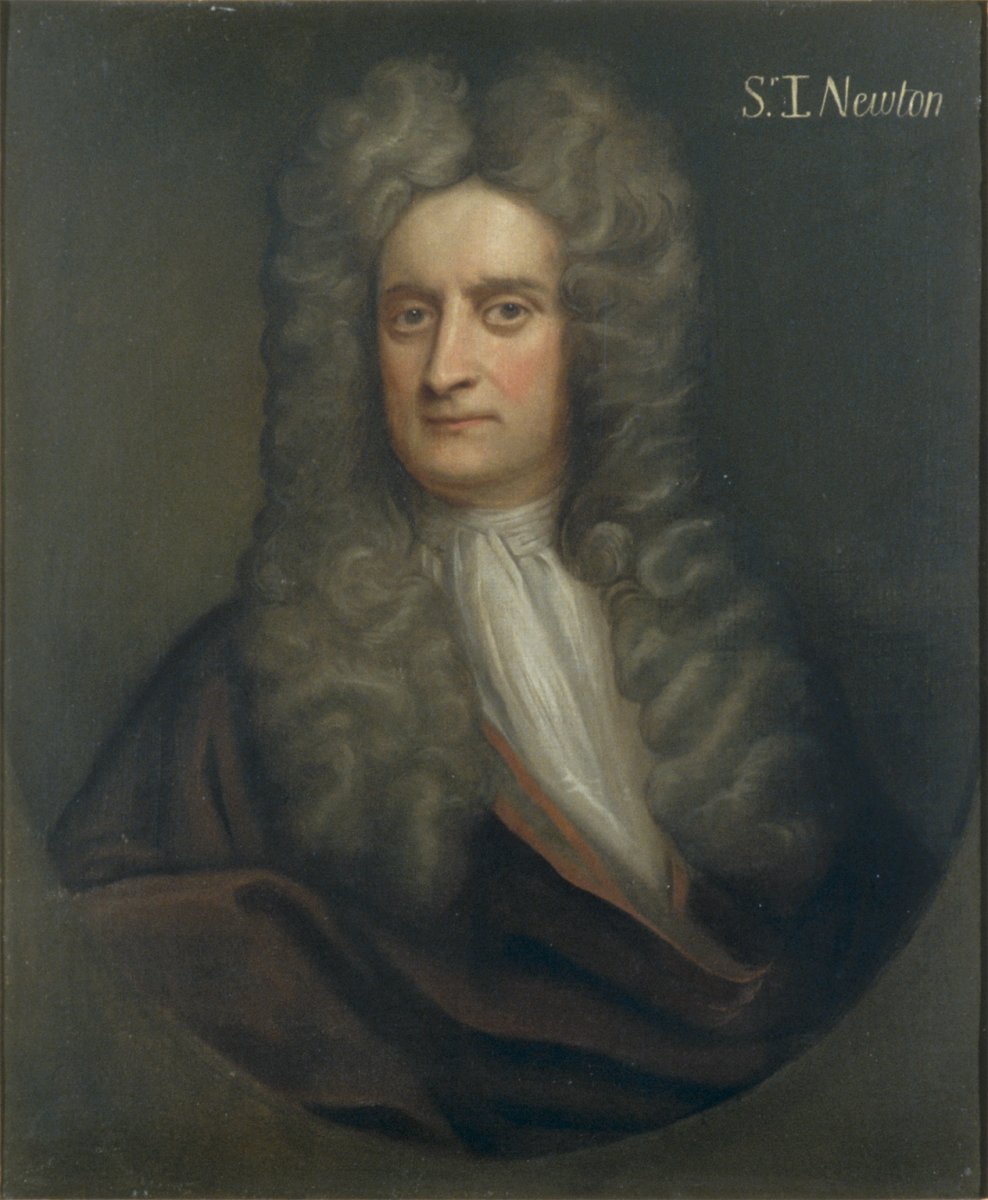 Image of Sir Isaac Newton (1642-1727) natural philosopher and mathematician