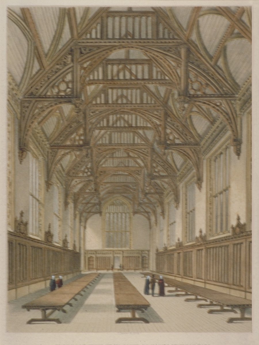 Image of Interior View from S to N of Hall (Lincoln’s Inn)