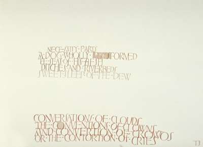 Image of Poem/Inscription (in Roman Lettering)