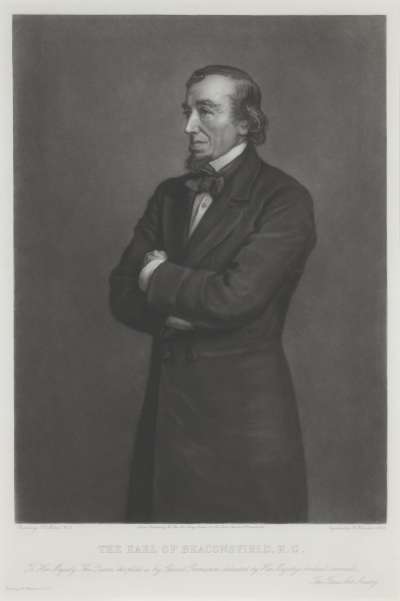 Image of Benjamin Disraeli, Earl of Beaconsfield (1804-1881) Prime Minister