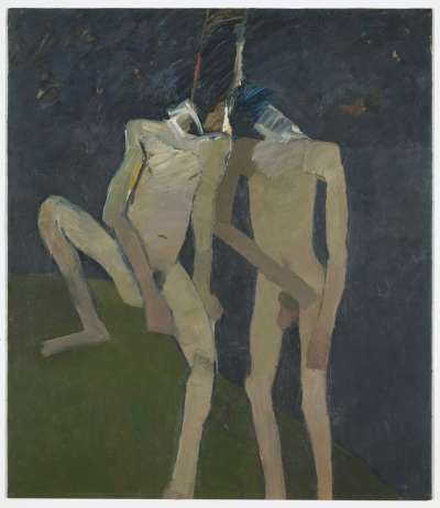 Image of Bathers by a Green Bank