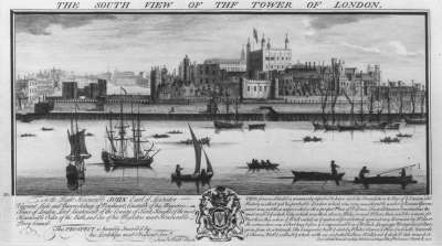 Image of The South View of the Tower of London