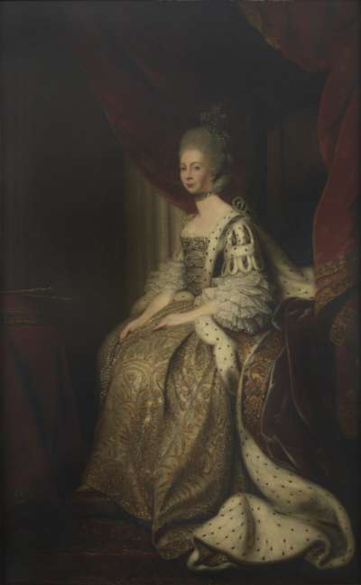 Image of Charlotte Sophia of Mecklenburg-Strelitz (1744-1818) Queen of King George III