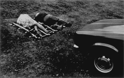 Image of Old Couple and Car, Church Stretton