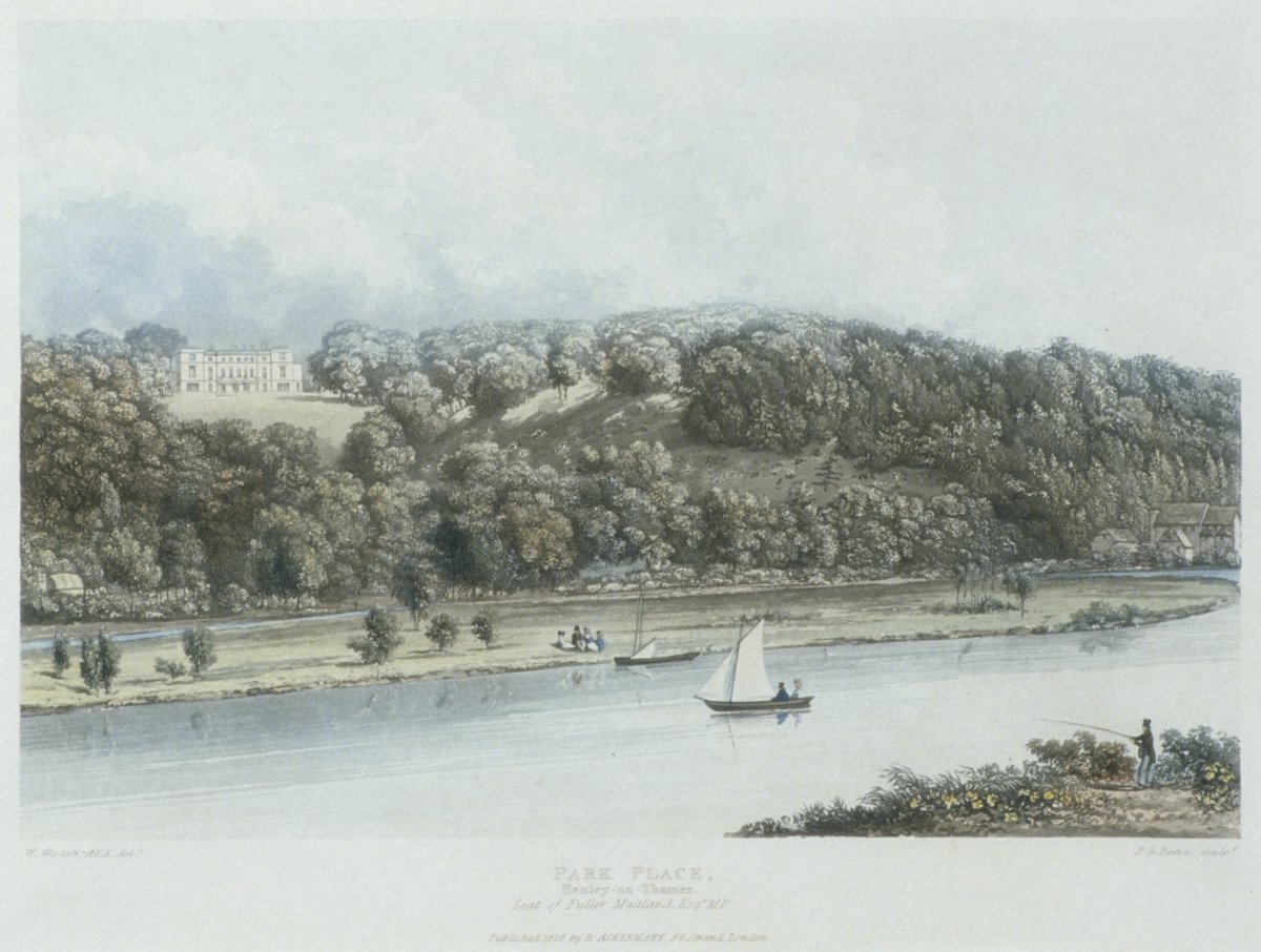 Image of Park Place, Henley-on-Thames, Seat of Fuller Maitland, Esq, MP