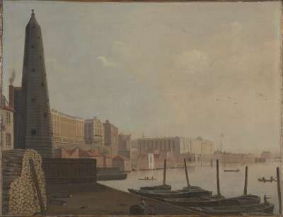 Image of View of Somerset House looking Downstream from the York Water-Tower