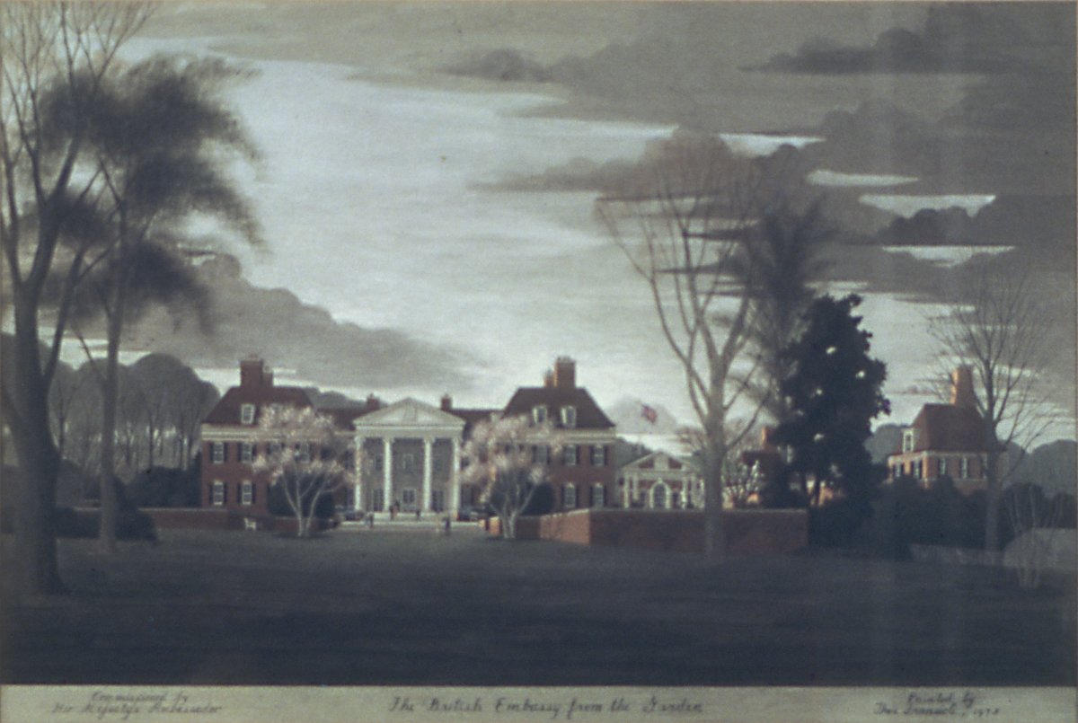 Image of British Embassy, Washington, from the Garden