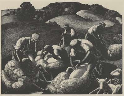 Image of The Farmer’s Year. May: Sheep Shearing