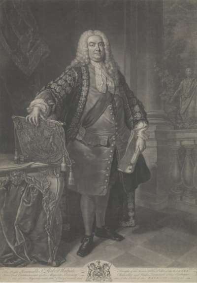 Image of Robert Walpole, 1st Earl of Orford (1676-1745) Prime Minister