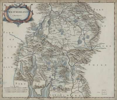 Image of Map of Westmorland