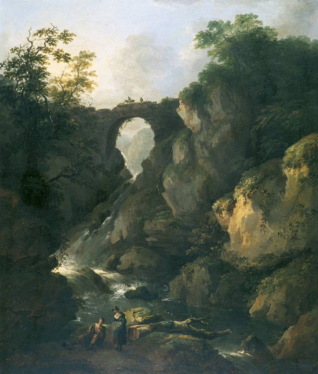 Image of Welsh Landscape with Bridge