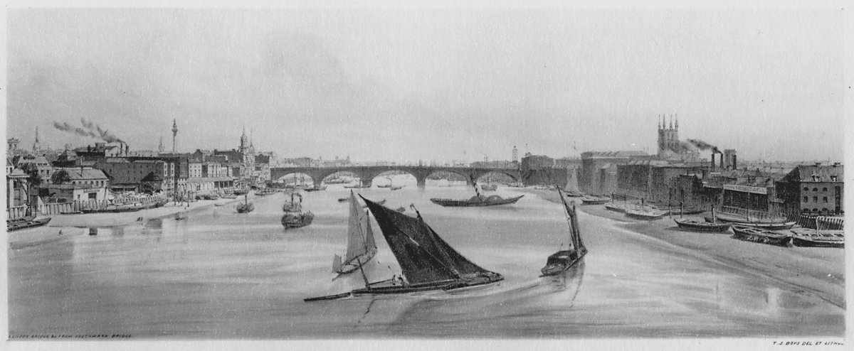 Image of London Bridge &c from Southwark Bridge