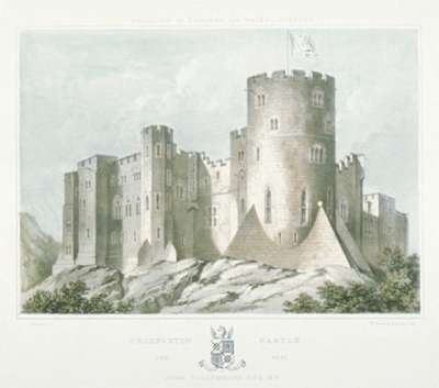 Image of Peckforton Castle, the Seat of John Tollemache Esq, MP