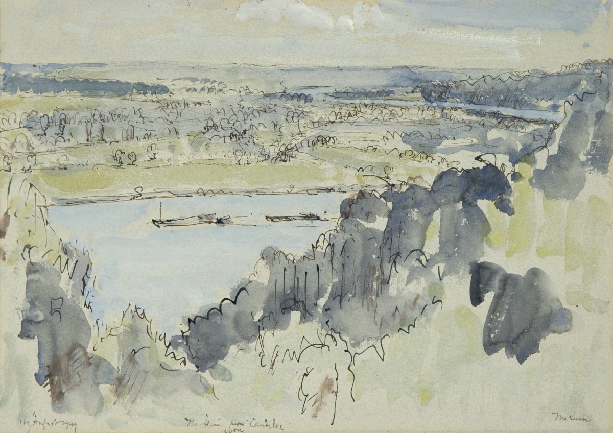 Image of The Seine above Caudebec en Caux, 14 August 1949