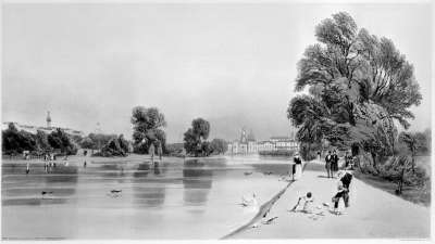 Image of The Horseguards etc from St. James’s Park