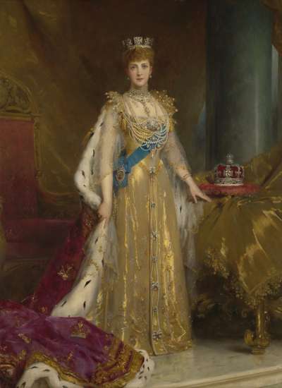 Image of Alexandra of Denmark (1844-1925) Queen Consort of King Edward VII