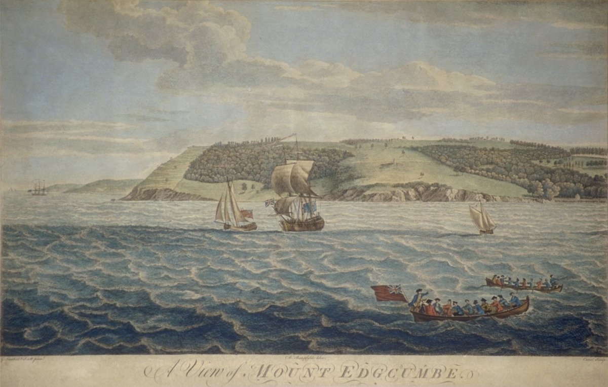 Image of A View of Mount Edgcumbe