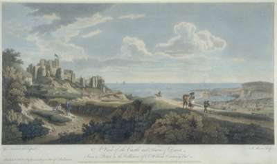 Image of A View of the Castle and Town of Dover