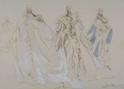 Image of Peers in Coronation Robes, Coronation