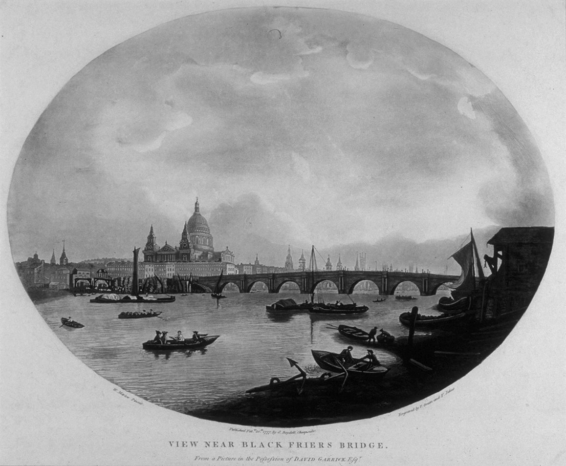 Image of View near Blackfriers [sic] Bridge