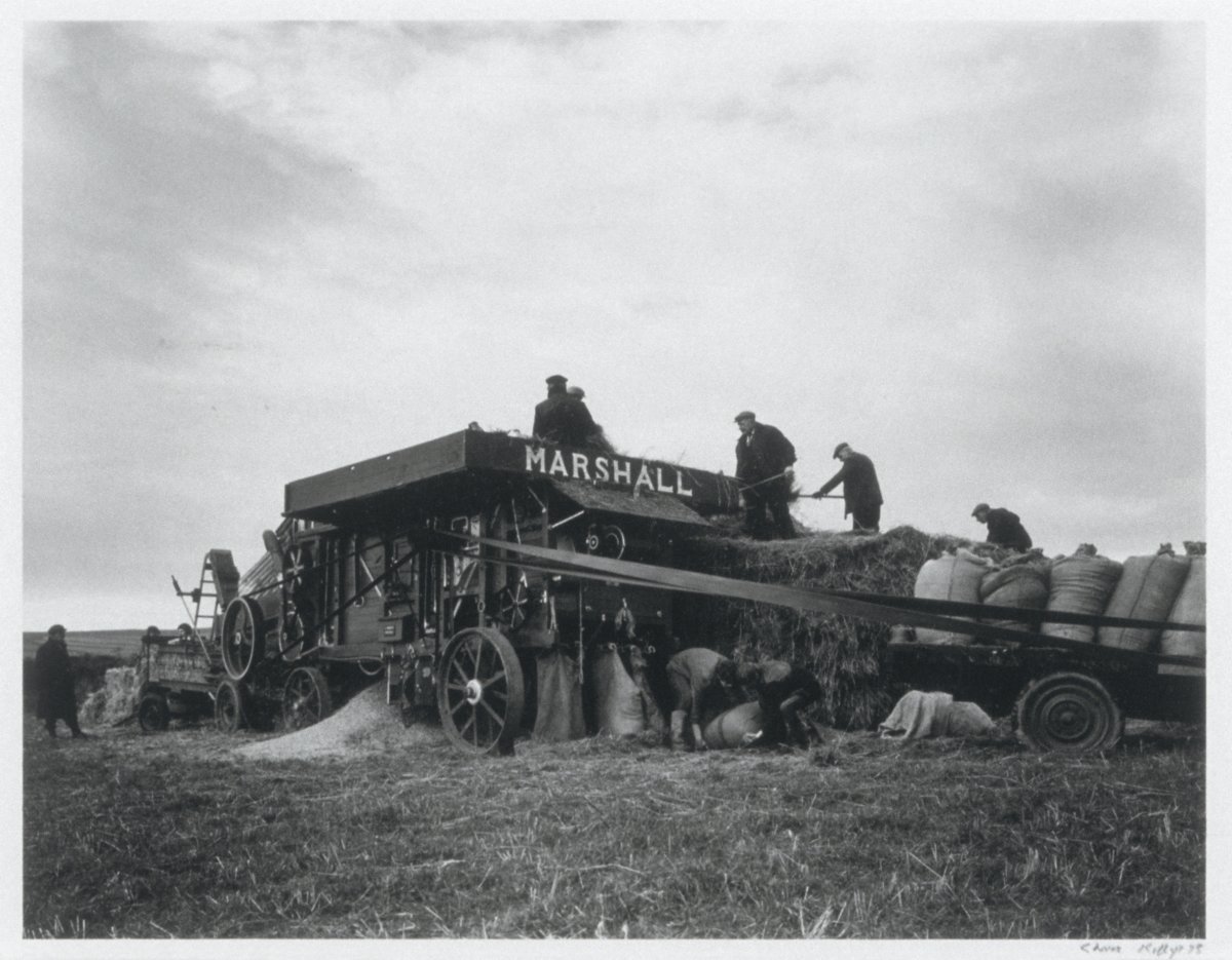 Image of Thrashing, Karrow Kiel, Isle of Man