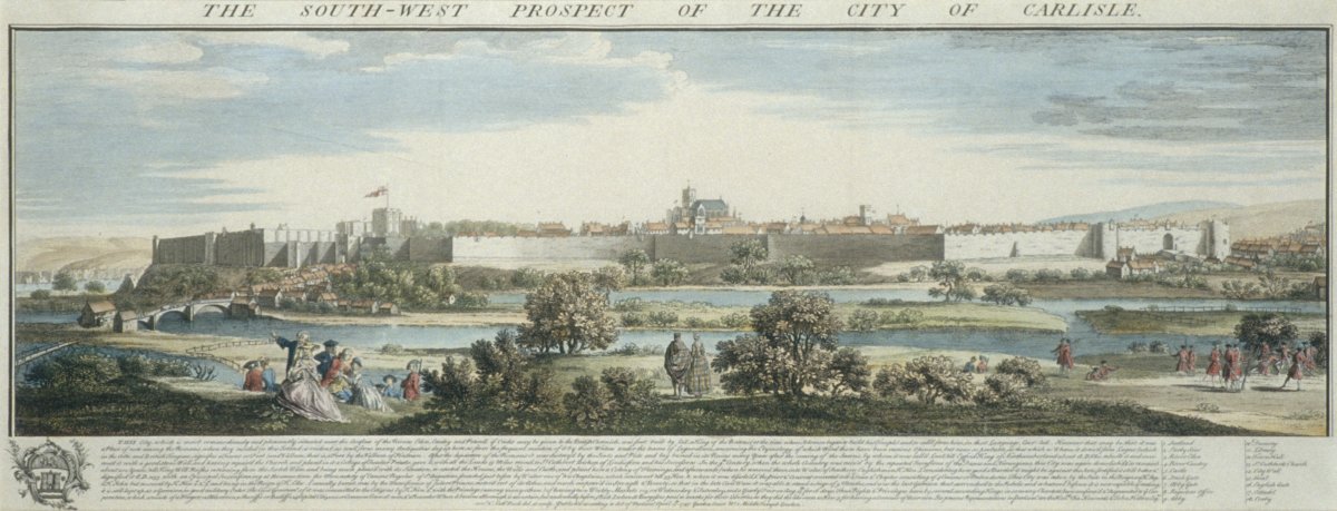 Image of The South-West Prospect of the City of Carlisle