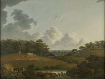 Image of Ploughing near Richmond, Surrey