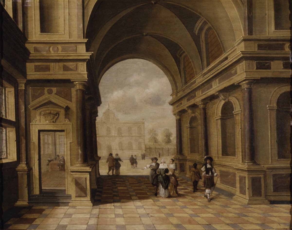 Image of Courtyard Scene