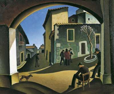 Image of Spanish Village Scene