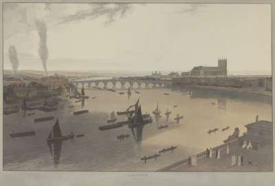 Image of VI: Westminster Bridge & Abbey from the Adelphi