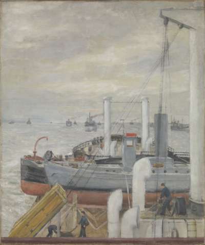 Image of Merchant Ship in Atlantic Convoy