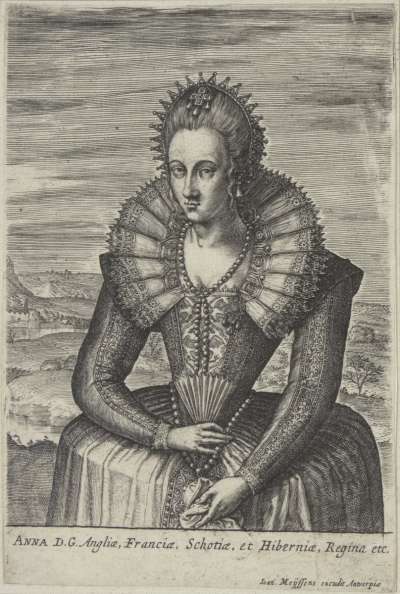 Image of Anne of Denmark (1574-1619) Queen of England, Scotland, and Ireland, consort of James VI and I