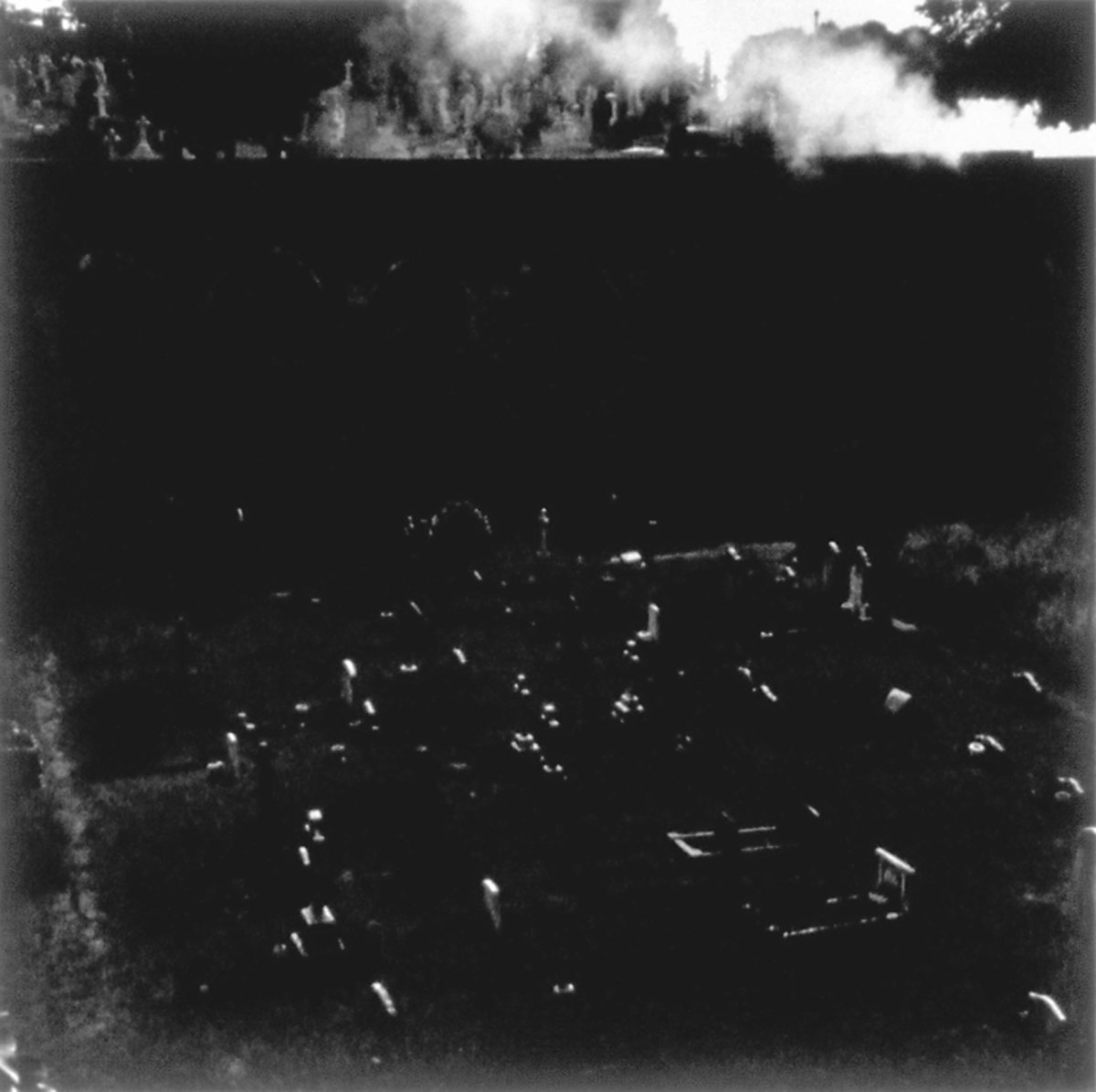 Image of Smoke across Cemetery, Nottingham