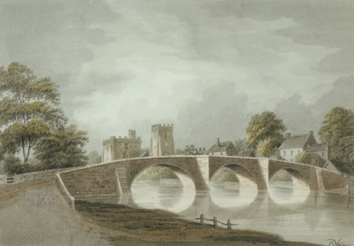 Image of Tanfield Bridge, River Ure, Yorkshire