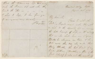 Image of Letter written by Lord Byron to Robert Charles Dallas, from Newstead Abbey