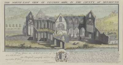 Image of The North East View of Tintern Abby, in the County of Monmouth