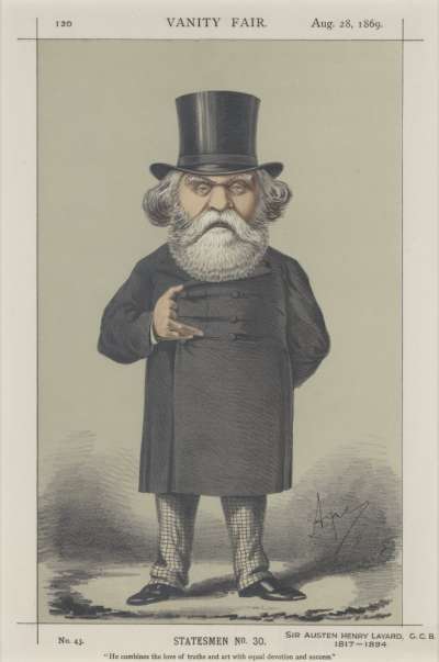 Image of Sir Austen Henry Layard (1817-1894) Diplomat and Archaeologist