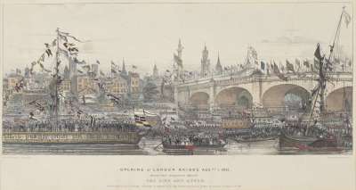 Image of Opening of London Bridge, 1 August 1831