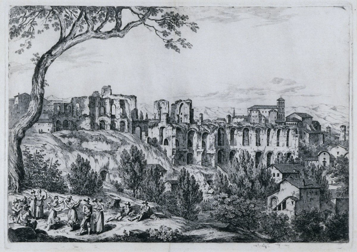 Image of Roman Ruins in a Landscape