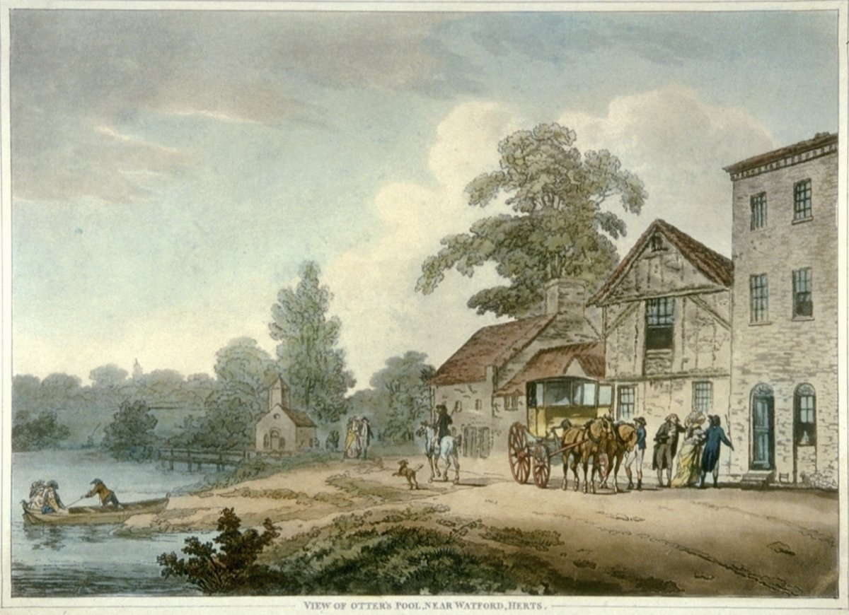 Image of View of Otter’s Pool, near Watford, Hertfordshire