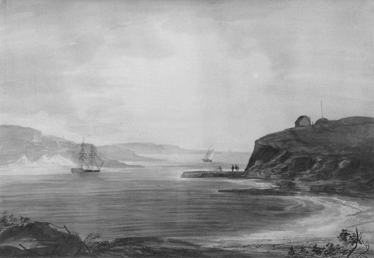 Image of Coast Scene with Shipping