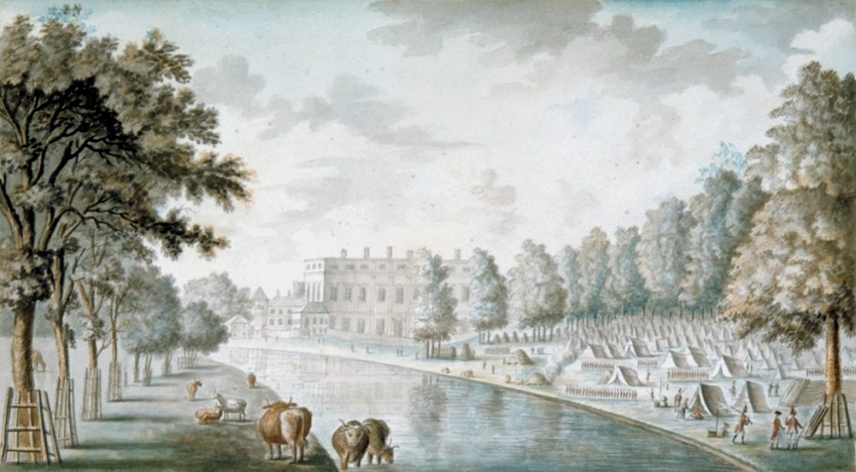 Image of A View of the Encampment in St. James’s Park, July 1780