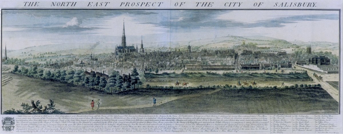 Image of The North East Prospect of the City of Salisbury