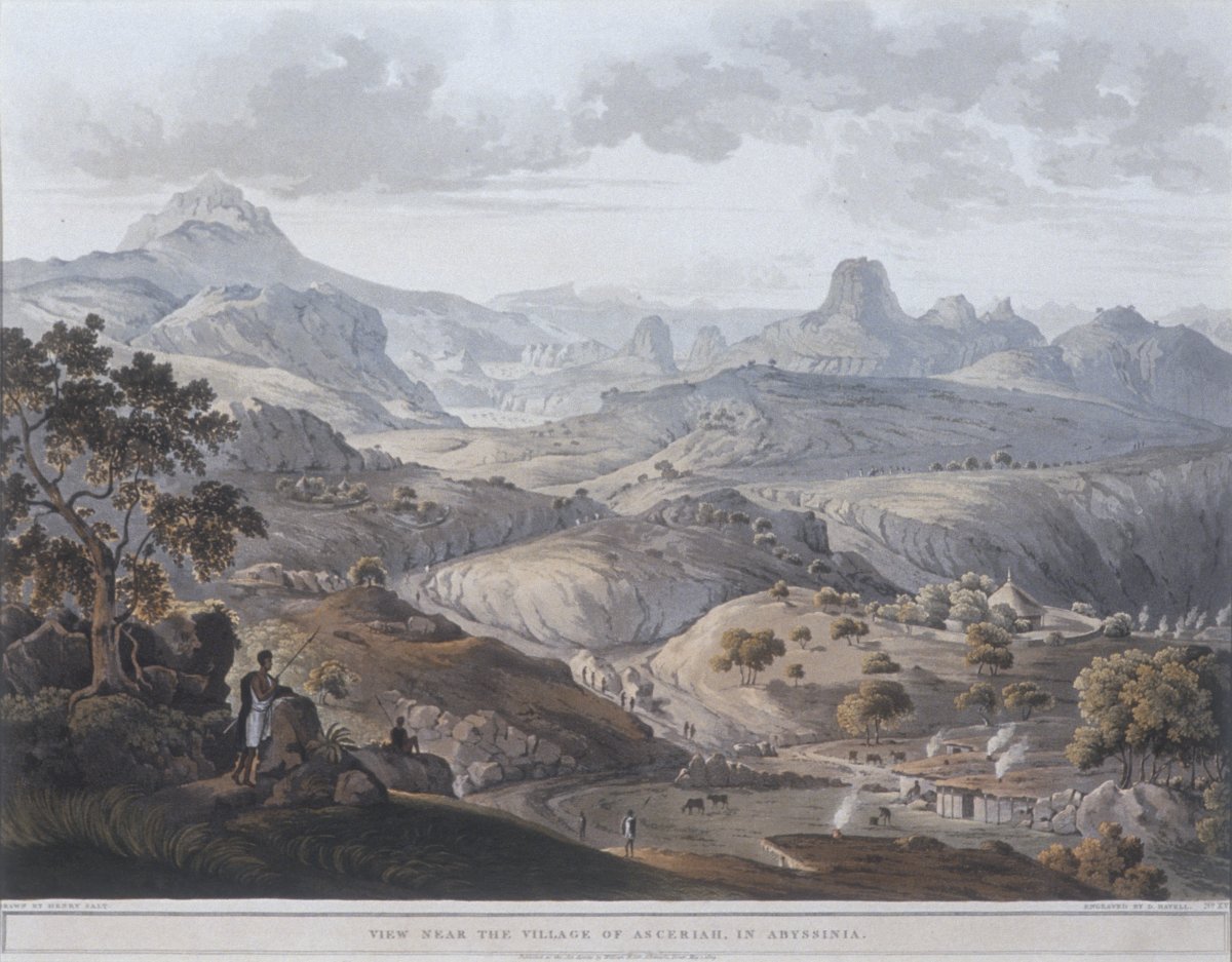 Image of View near the Village of Asceriah in Abyssinia