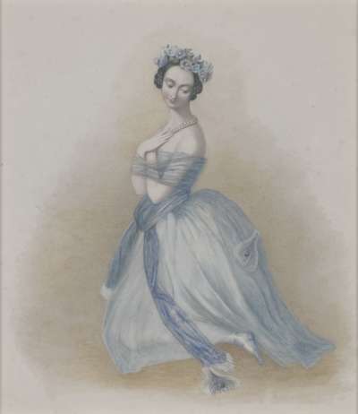 Image of Marie Taglioni in “La Sylphide”