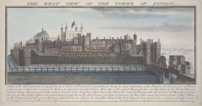 Image of The West View of the Tower of London