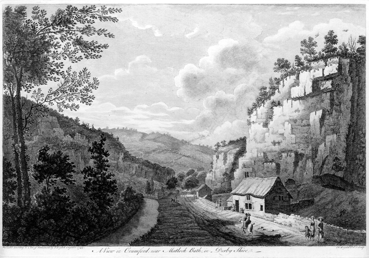 Image of A View in Crumford, near Matlock Bath, Derbyshire