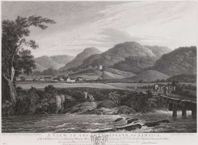 Image of A View in the Island of Jamaica, of Fort William Estate, with part of Roaring River belonging to William Beckford Esq. near Savannah la Mar [3]