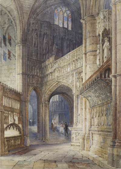 Image of Interior of Westminster Abbey from St. John’s Chapel