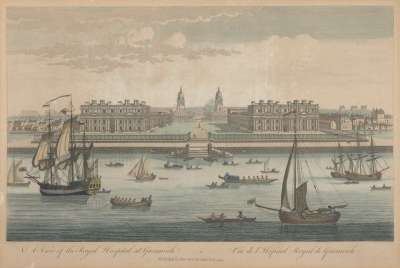 Image of A View of the Royal Hospital at Greenwich / Vue de l’Hopital Royal de Greenwich